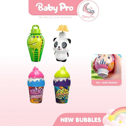 Baby Pro Kid's Spill-Proof Bottle Bubble Toy Leak-free Outdoor Play