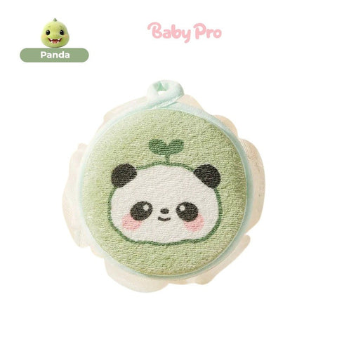 Baby Pro Soft Gentle Dual-Side Design Cleanser Bath Scrub Ball For Baby's Delicate Skin