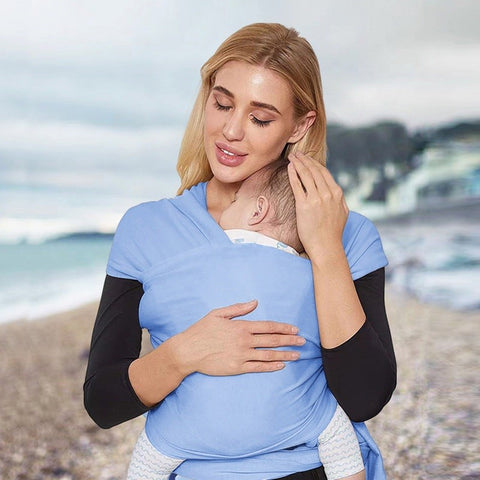 Mommy Pro Sling Ergonomic Baby  Wrap Carrier Soft Cotton And Breathable Comfort For Newborns