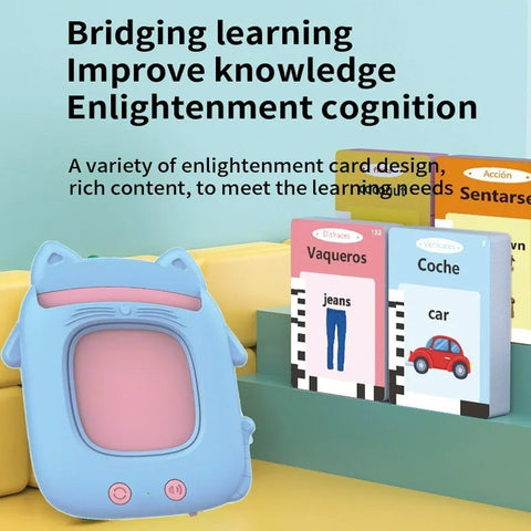 Smart Sprout Rechargeable Talking Flash Card Reader Interactive Educational Learning Toy For Kids