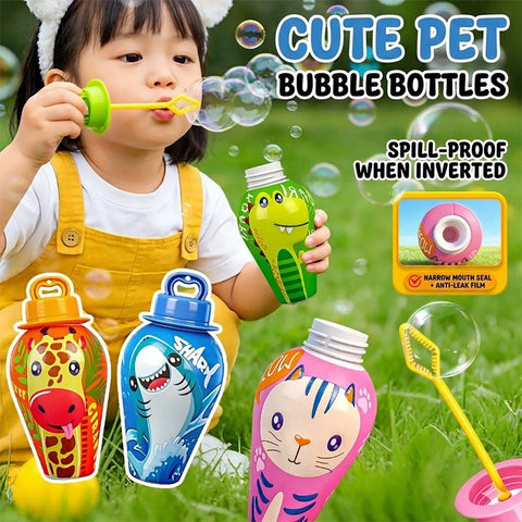 Baby Pro Kid's Spill-Proof Bottle Bubble Toy Leak-free Outdoor Play