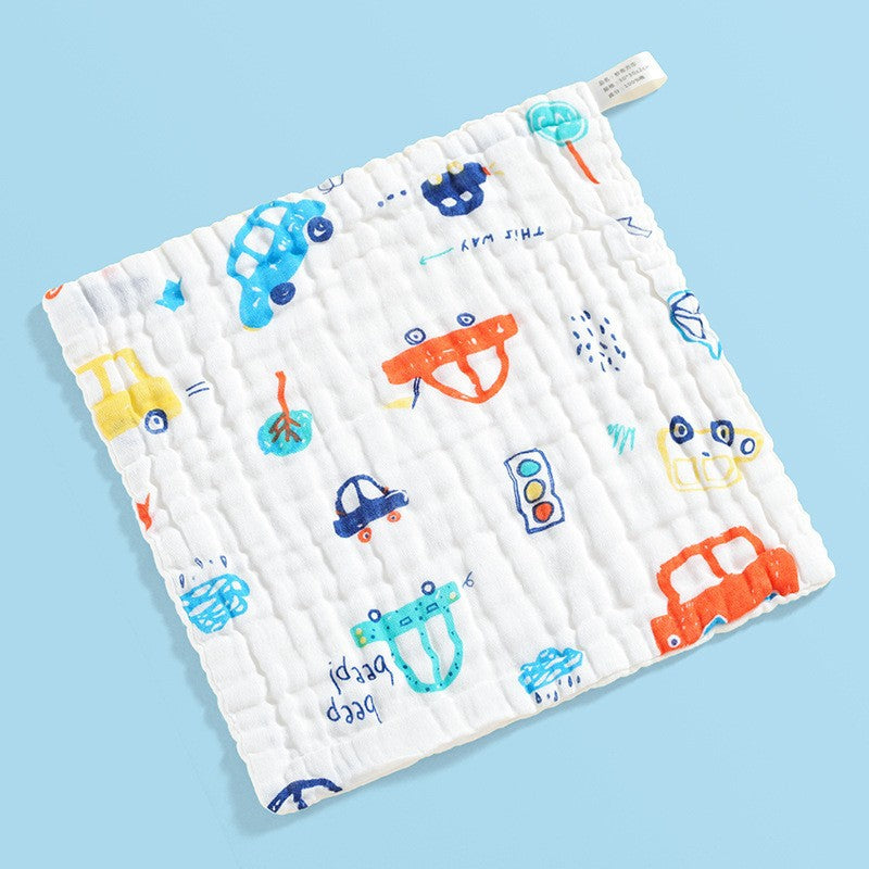 Babyproph Premium Baby Washcloth Small Napkin Ultrasoft Pure Cotton Gauze Face Towel Soft Saliva Hanky